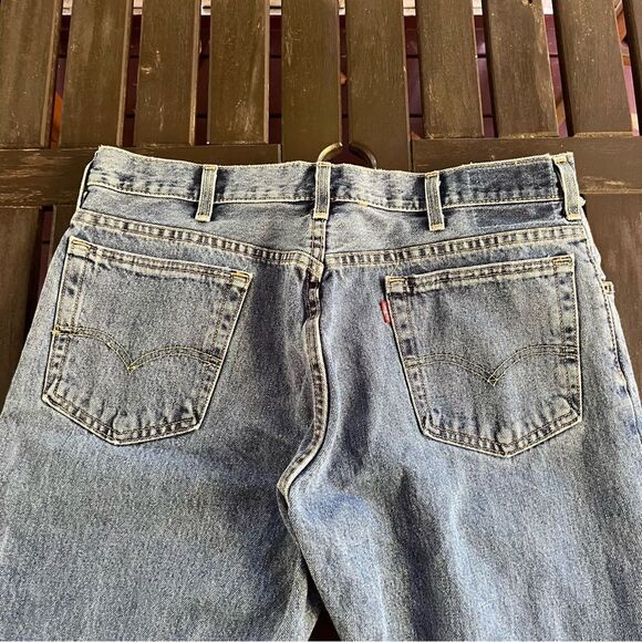 Vintage Levi’s 517 Cowboy Bootcut Denim Jeans (36 x 32) - Picture 4 of 12